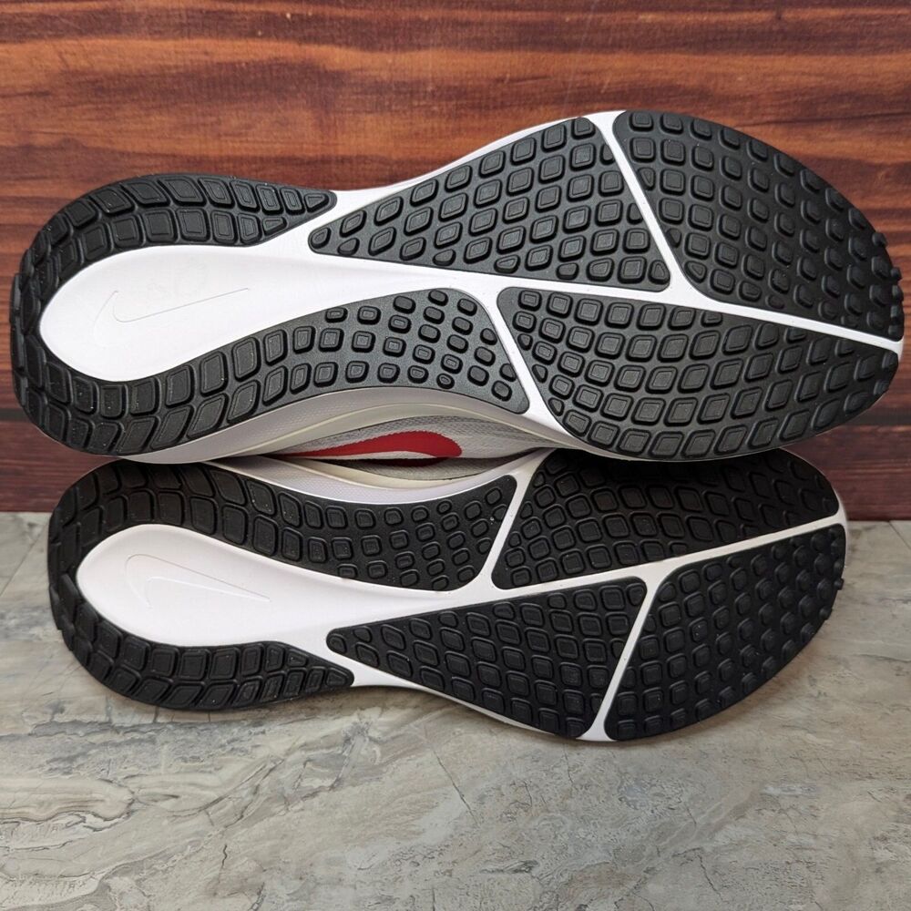 Nike Zoom Vomero 17 White Black Fire Red Men's 12.5 Running Shoes FB1309-103 - Picture 7 of 7